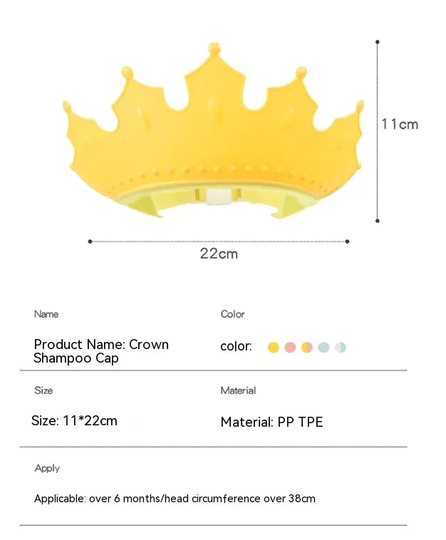 Waterproof Baby Shampoo Cap with Ear Protection - SafeBabyKinder