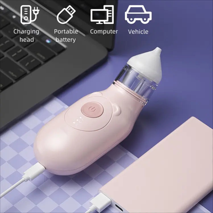 Electric Nasal Aspirator for Children's Congestion Relief - SafeBabyKinder