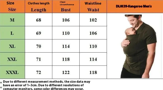 Dad Multifunctional Kangaroo Mummy Vest - SafeBabyKinder