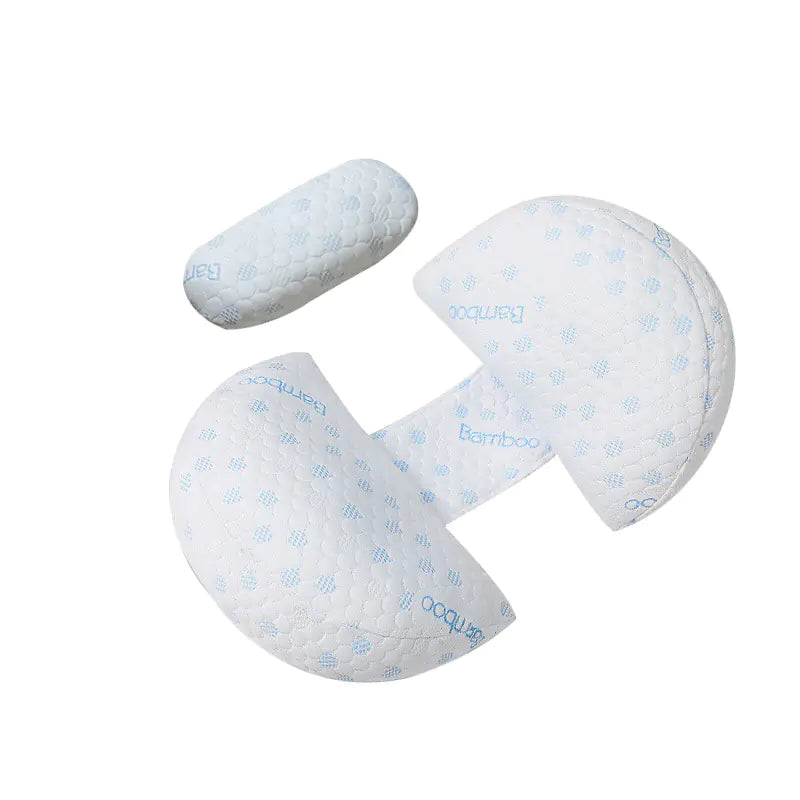 Cooling Pregnant Pillow for Side Sleeping with Washable Cover - SafeBabyKinder