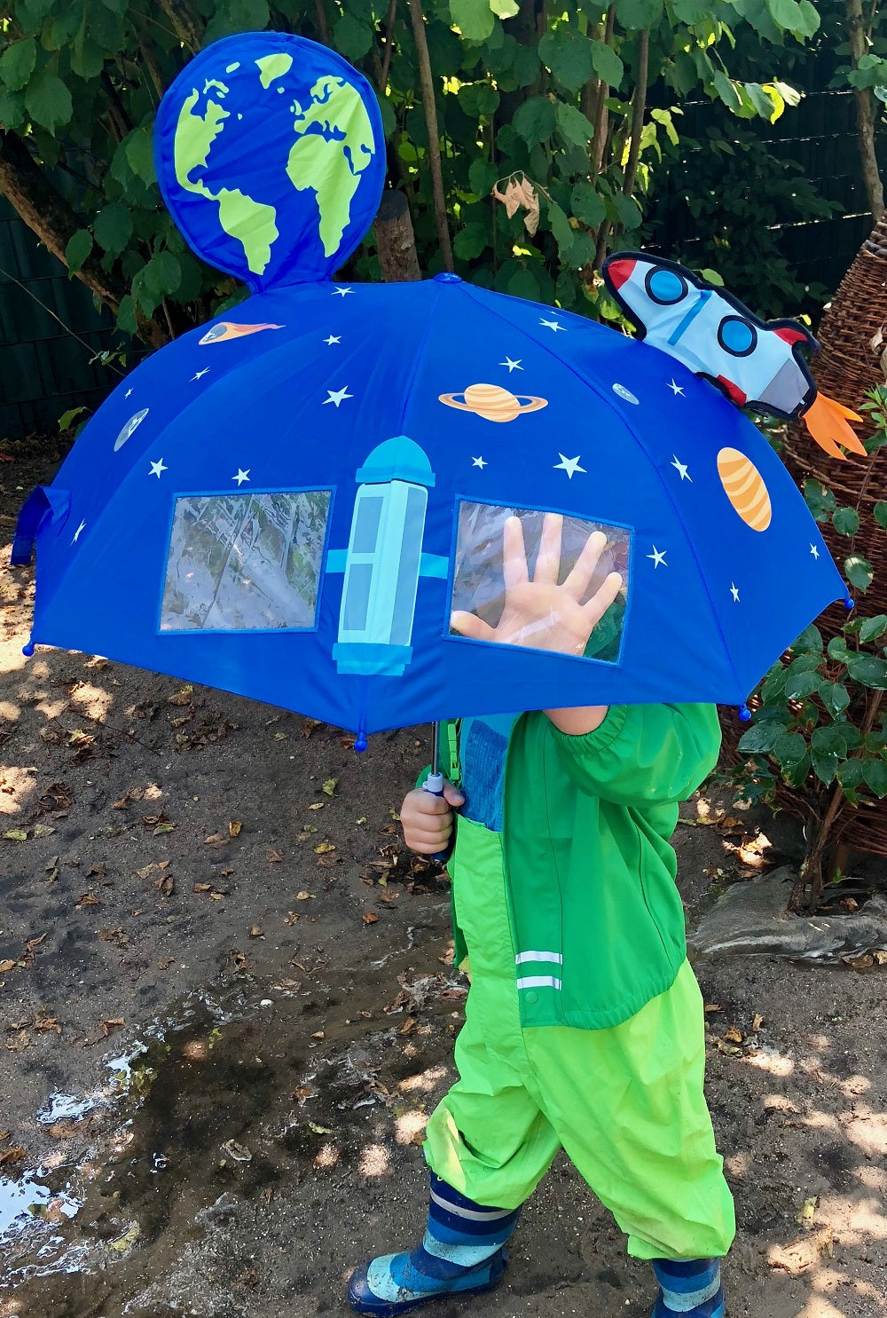 3D Regenschirm Weltraum - SafeBabyKinder
