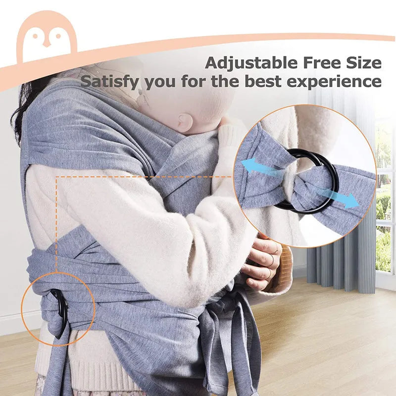 Cotton X-Type Baby Sling Wrap - SafeBabyKinder