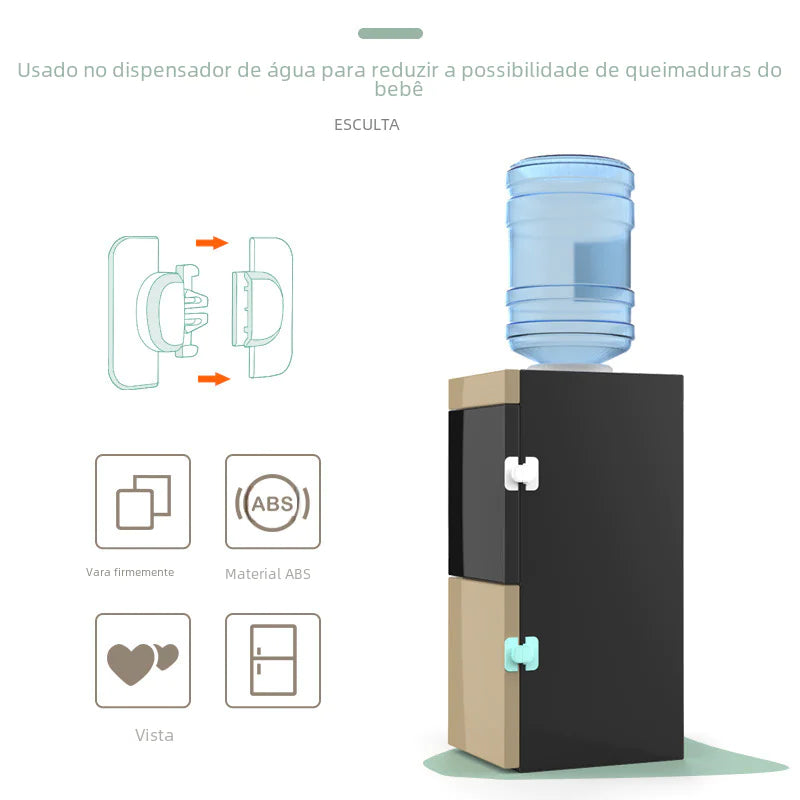 Child Safety Locks for Cabinets and Refrigerators - SafeBabyKinder