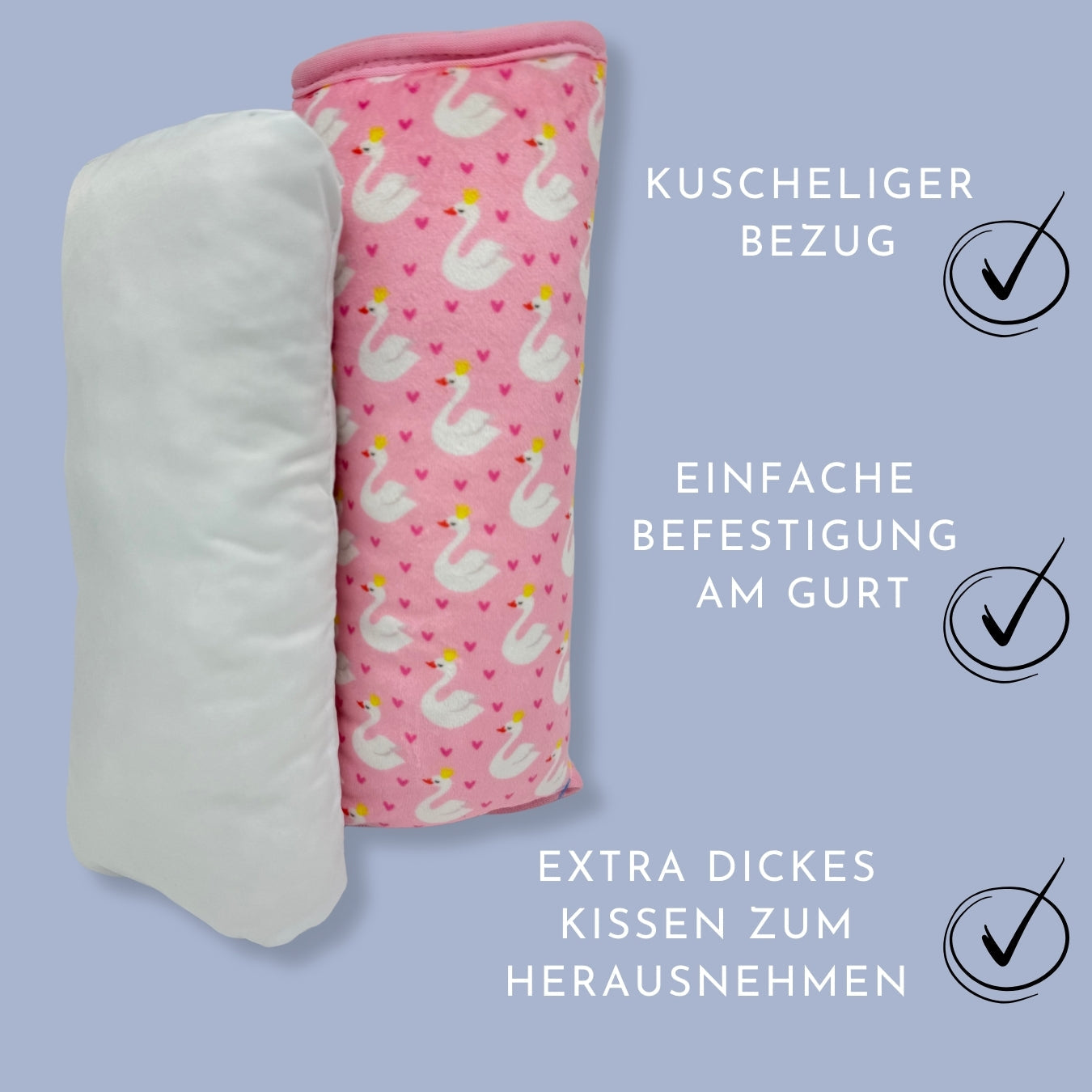 Auto Schlafkissen Schwan - SafeBabyKinder