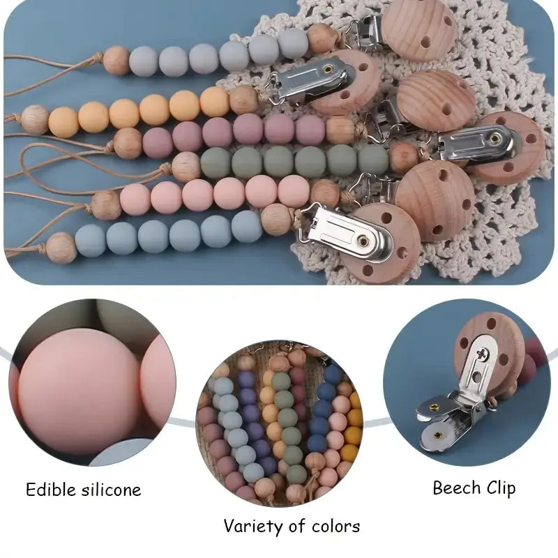 Beech Pacifier Clip to Keep Your Baby's Pacifier Safe - SafeBabyKinder