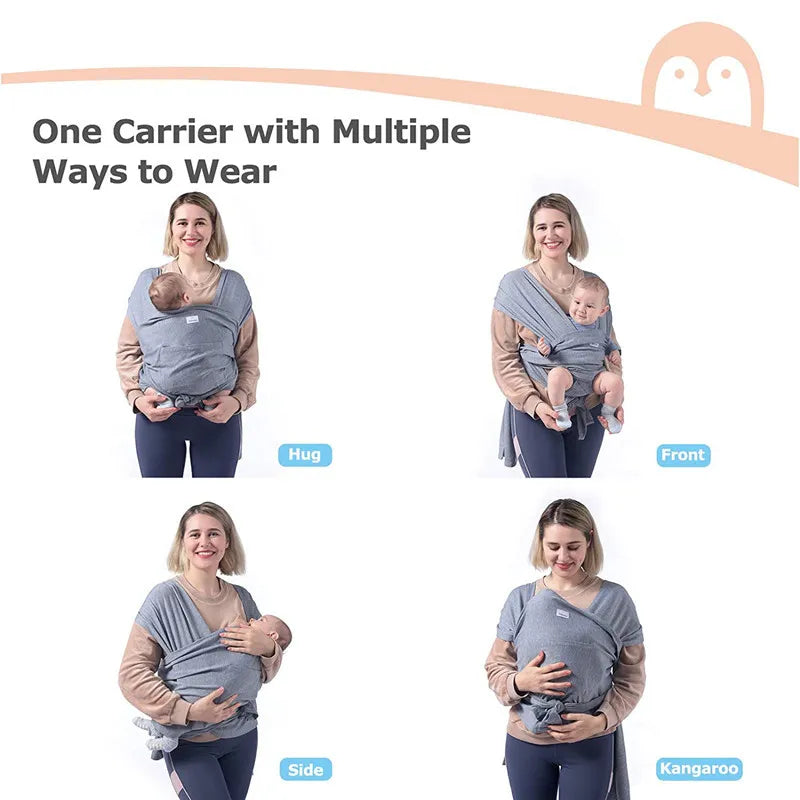 Cotton X-Type Baby Sling Wrap - SafeBabyKinder