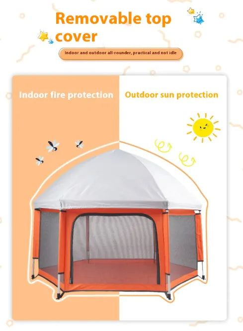 Foldable Baby Playpen - SafeBabyKinder