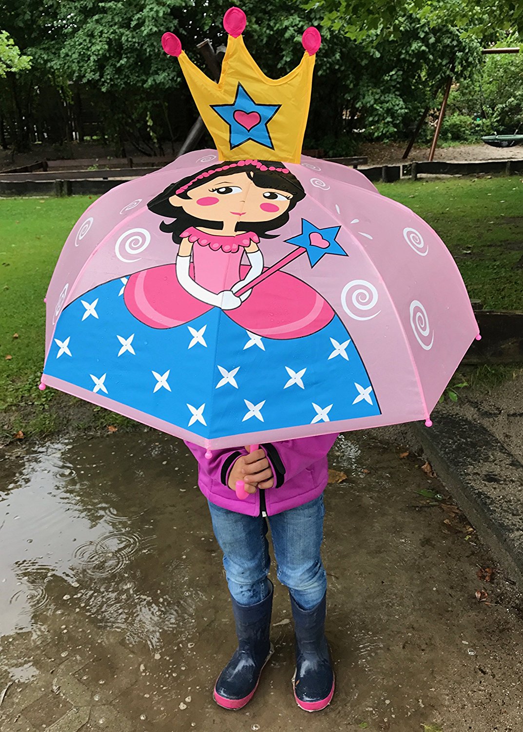 Regenschirm Prinzessin rosa - SafeBabyKinder
