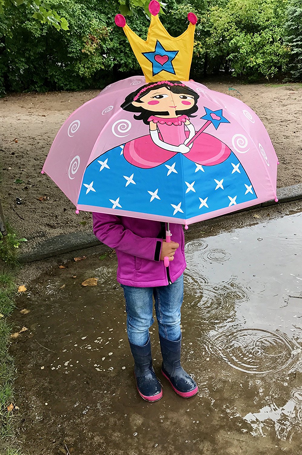 Regenschirm Prinzessin rosa - SafeBabyKinder