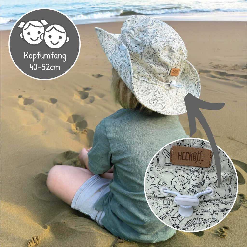 Baby Sonnenhut Dino 6 - 24 Monate - SafeBabyKinder