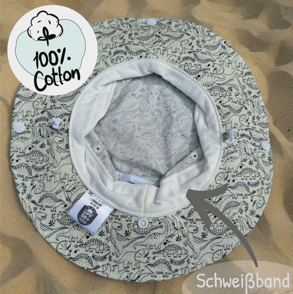 Baby Sonnenhut Dino 6 - 24 Monate - SafeBabyKinder