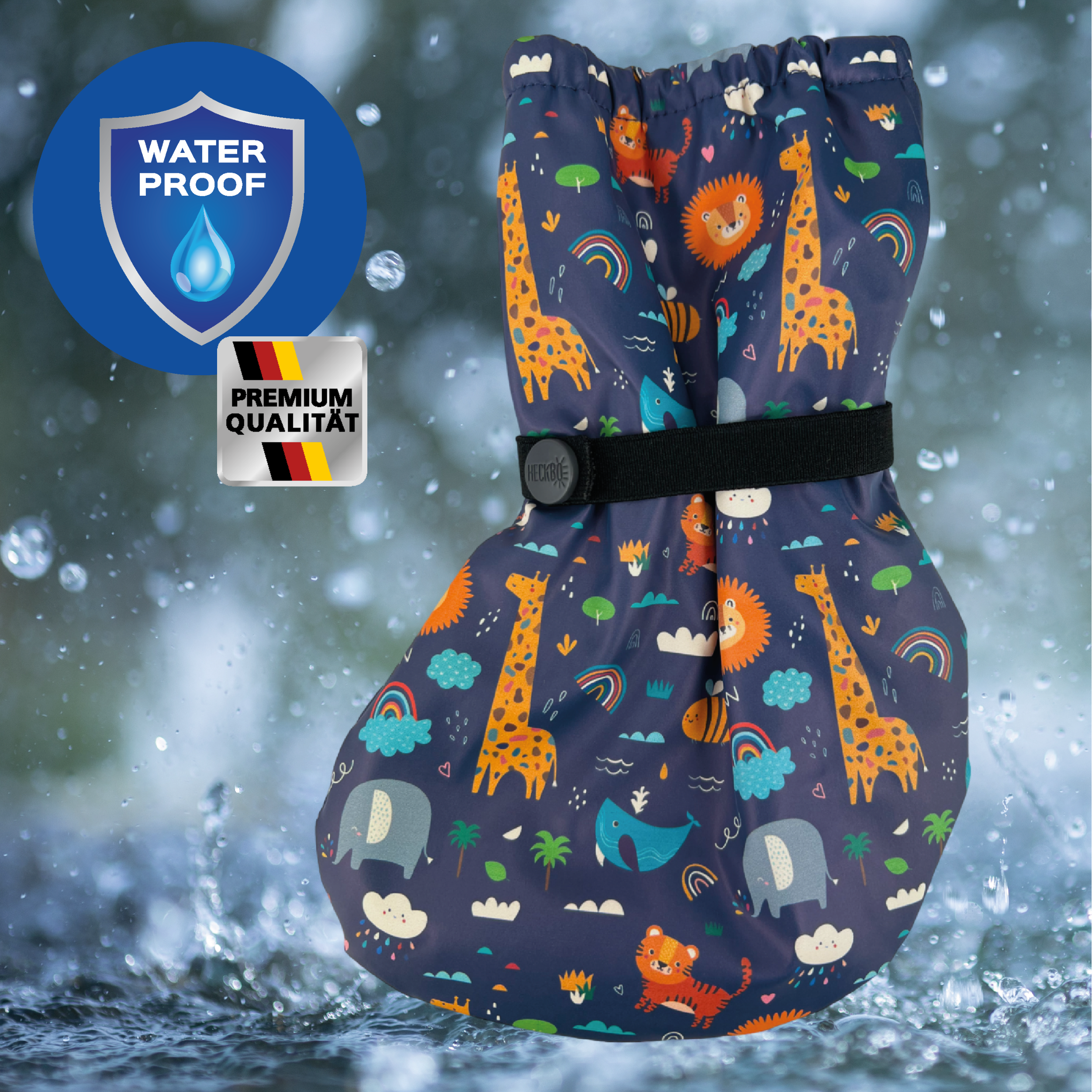 Füßlinge ohne Innen-Futter - Dschungel - SafeBabyKinder