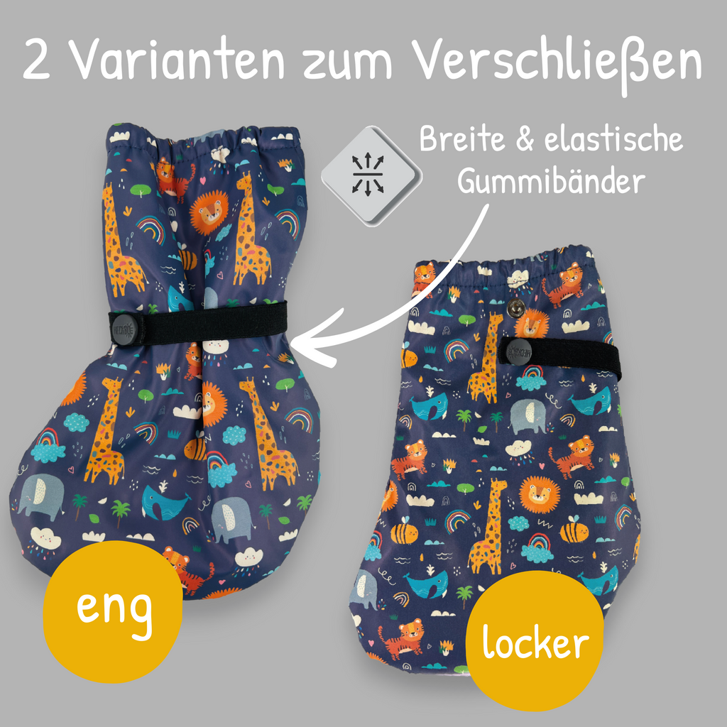 Füßlinge ohne Innen-Futter - Dschungel - SafeBabyKinder