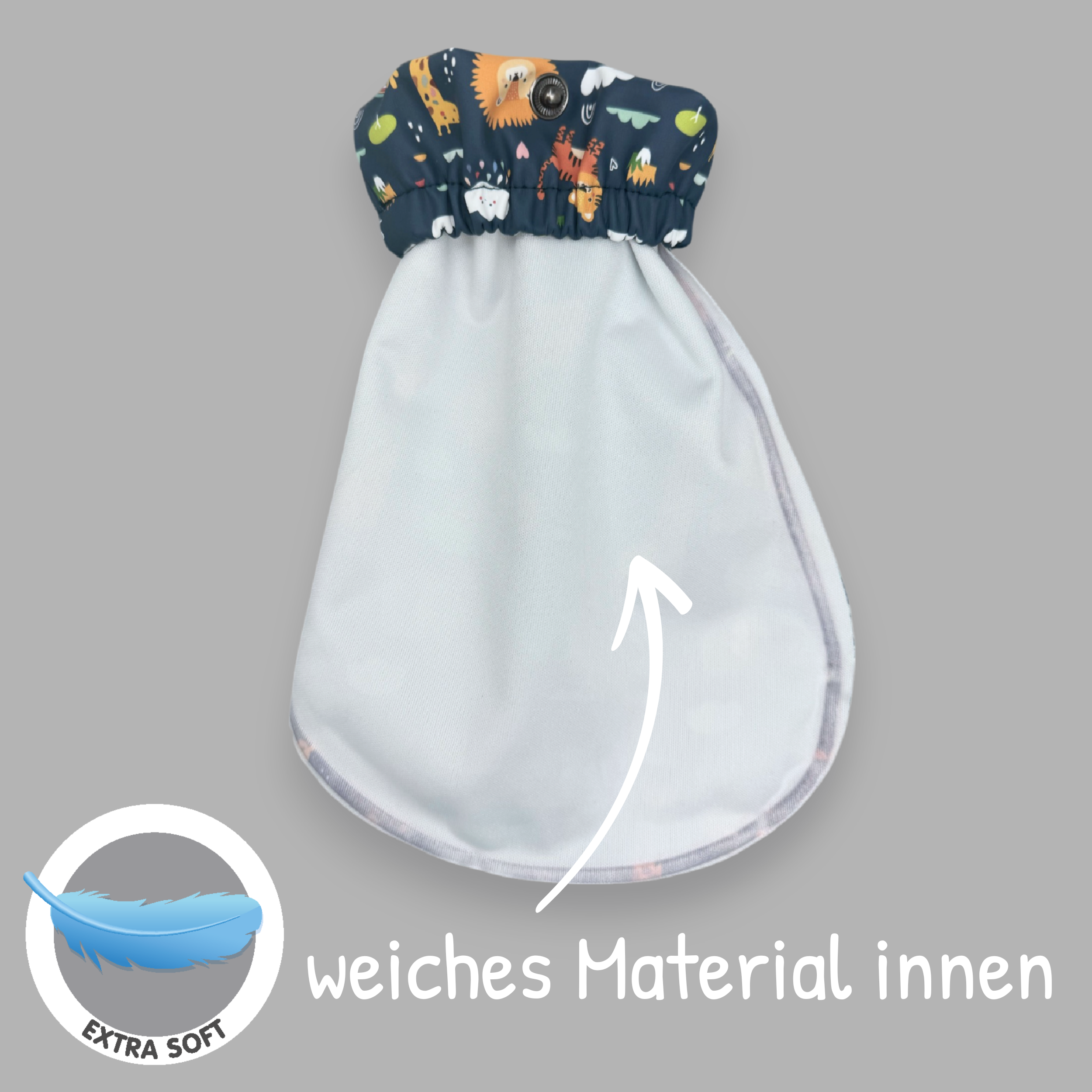 Füßlinge ohne Innen-Futter - Dschungel - SafeBabyKinder