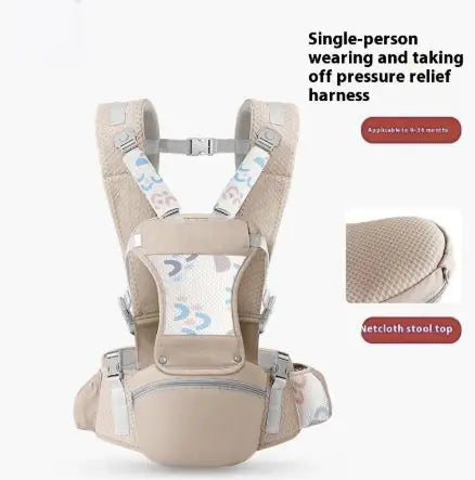 Baby Carrier Waist Stool Lightweight Front Holding - SafeBabyKinder