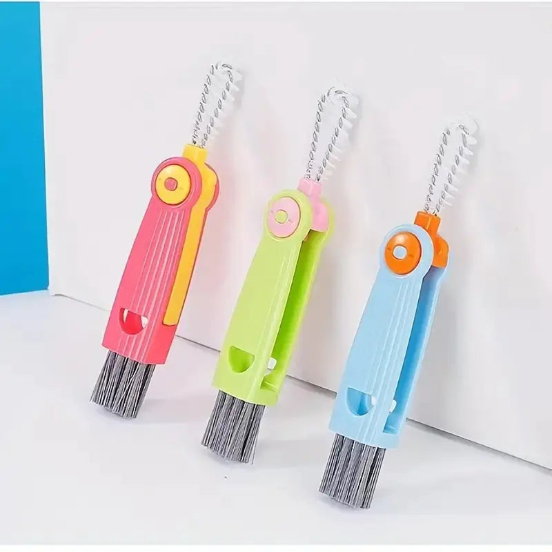 3-in-1 Thermos Cup Cleaning Brush and Cover Tool - SafeBabyKinder