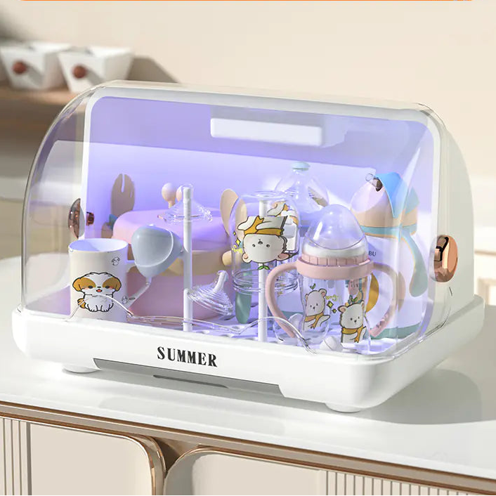 UV Sterilisator für Babyflaschen mit Staubschutzdeckel - SafeBabyKinder