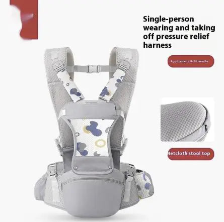 Baby Carrier Waist Stool Lightweight Front Holding - SafeBabyKinder
