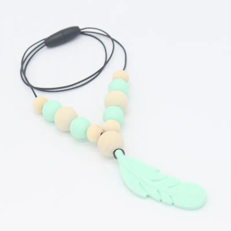 Safety Baby Teether Necklace for Soothing Relief - SafeBabyKinder