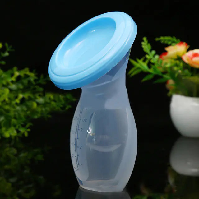 Full Silicone Manual Breast Milk Collector Pump - SafeBabyKinder