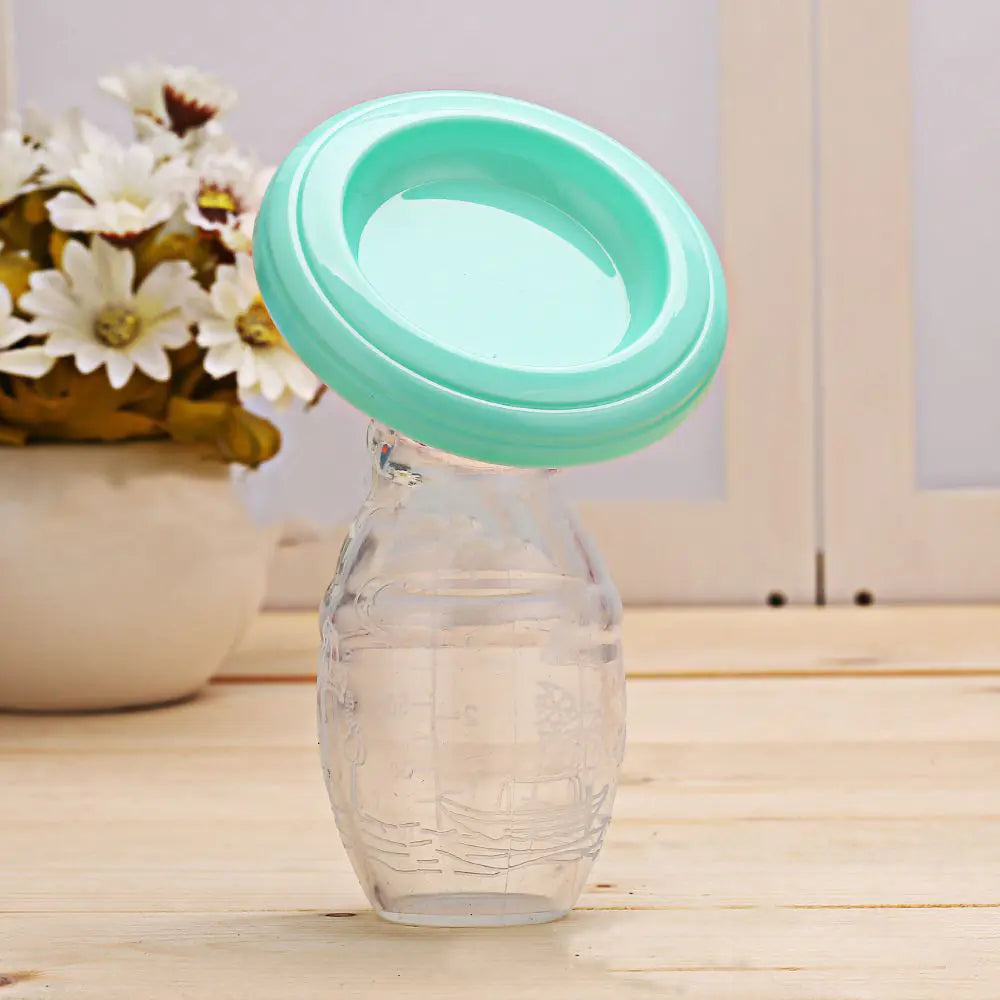Full Silicone Manual Breast Milk Collector Pump - SafeBabyKinder