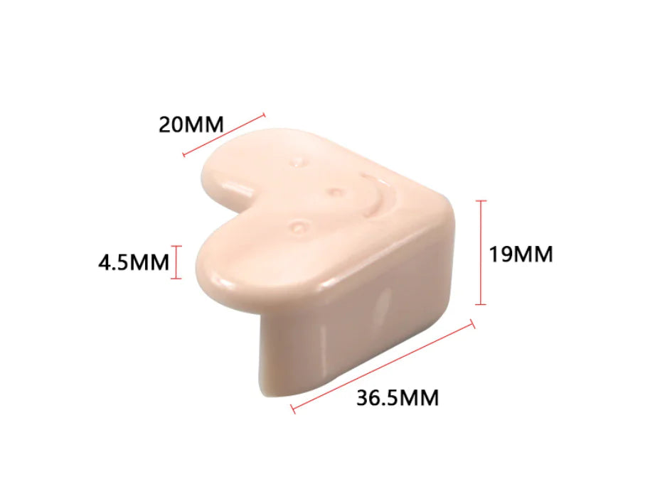 Smiley Face Love Model Corner Protectors for Furniture - SafeBabyKinder