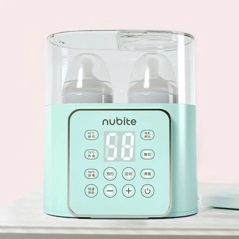 Large Screen Dual Bottle Baby Milk Warmer & Sterilizer - SafeBabyKinder