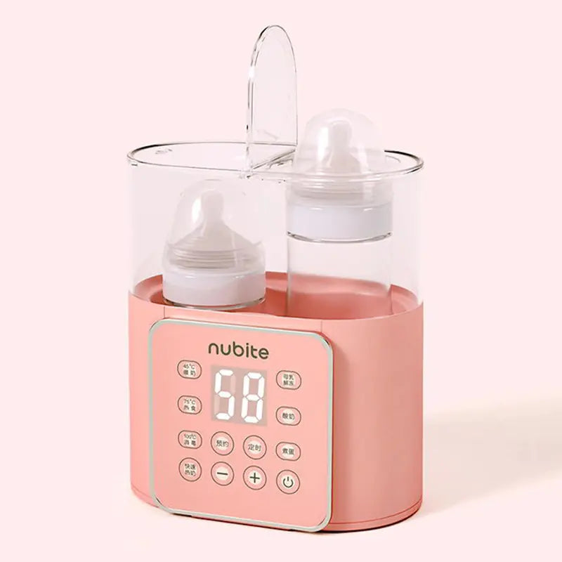 Large Screen Dual Bottle Baby Milk Warmer & Sterilizer - SafeBabyKinder