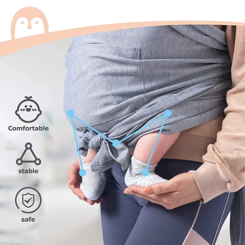 Cotton X-Type Baby Sling Wrap - SafeBabyKinder