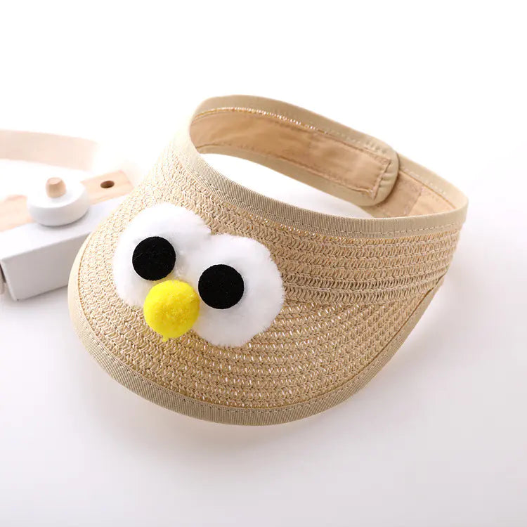 Summer Baby Hat with Sunshade and Empty Top Design - SafeBabyKinder