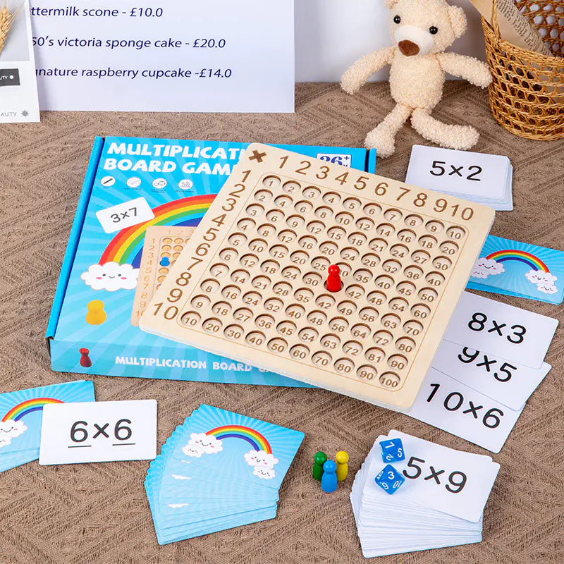 99 Multiplication Table for Kids Educational Tool - SafeBabyKinder