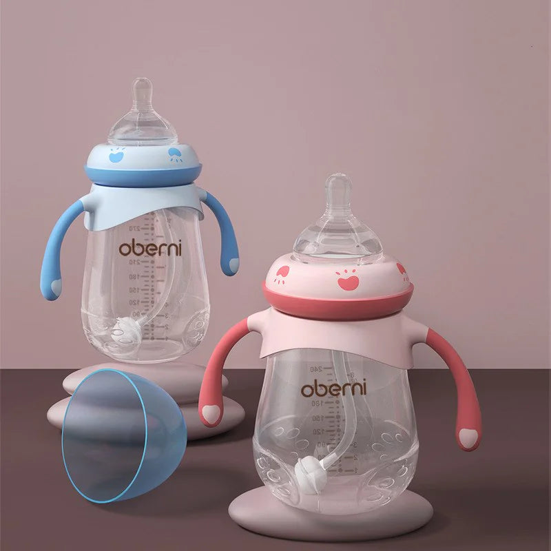 WideCaliber Anti-Colic Baby Bottle: The Ultimate Anti-Fall Solution! - SafeBabyKinder