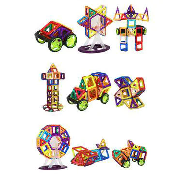 Magnetic Blocks Educational Building Toy - SafeBabyKinder