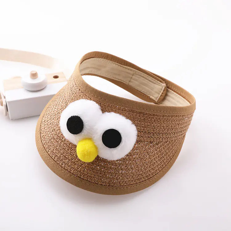 Summer Baby Hat with Sunshade and Empty Top Design - SafeBabyKinder