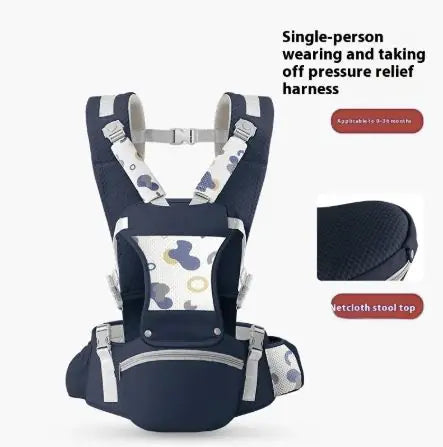 Baby Carrier Waist Stool Lightweight Front Holding - SafeBabyKinder