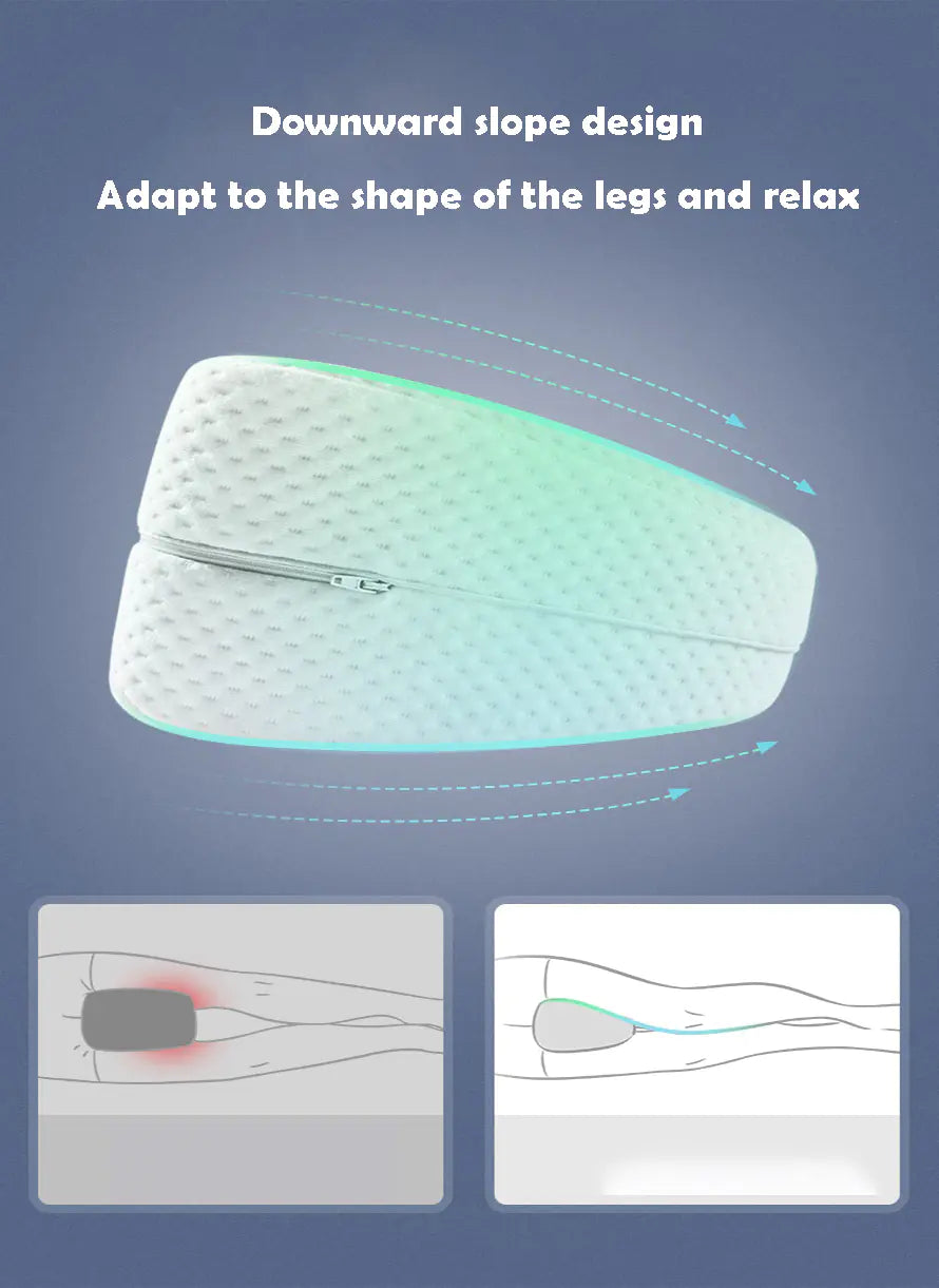 Memory Foam Leg Pillow for Pregnant Women Relief - SafeBabyKinder