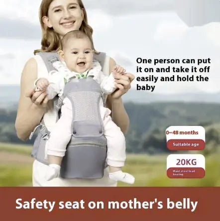 Baby Carrier Waist Stool Lightweight Front Holding - SafeBabyKinder