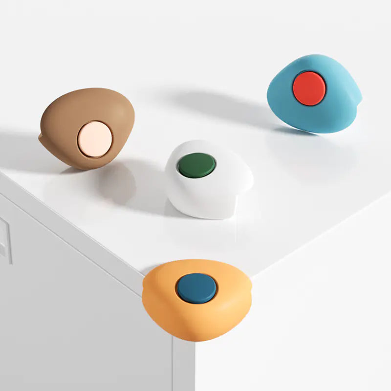 2 Color Silicone Table Corner Protector for Sharp Angles - SafeBabyKinder