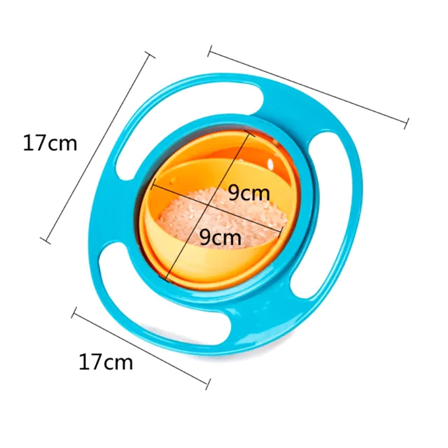 360-Degree Rotating Baby Bowl with Universal Gyro - SafeBabyKinder