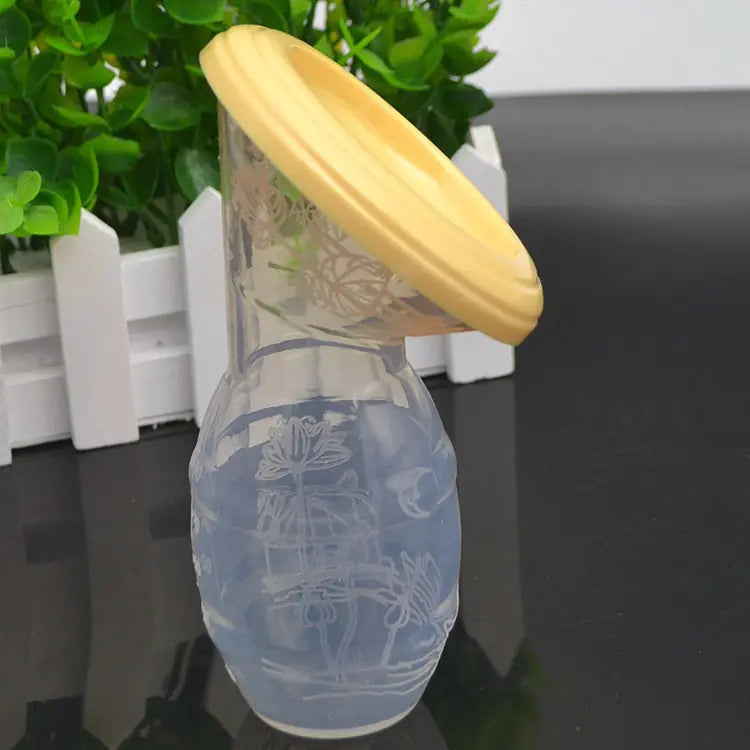 Full Silicone Manual Breast Milk Collector Pump - SafeBabyKinder