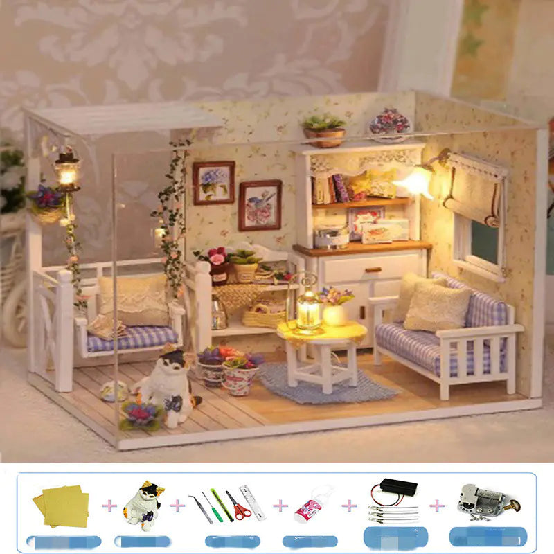DIY Wooden House Puzzle Kit - SafeBabyKinder
