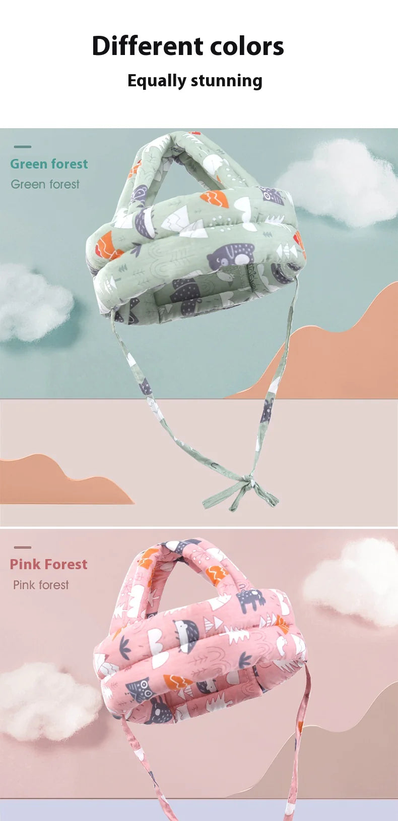 Baby Head Protection Cushion Helmet - SafeBabyKinder