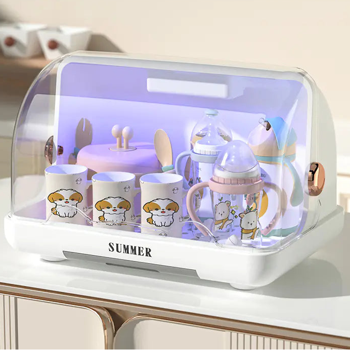 UV Sterilisator für Babyflaschen mit Staubschutzdeckel - SafeBabyKinder