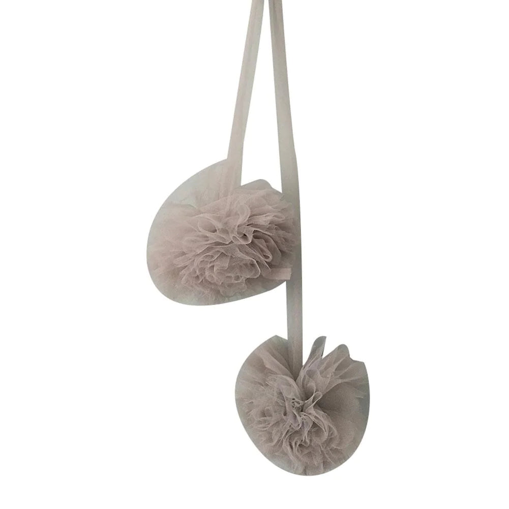 Hanging Mosquito Net with Fur Balls - SafeBabyKinder