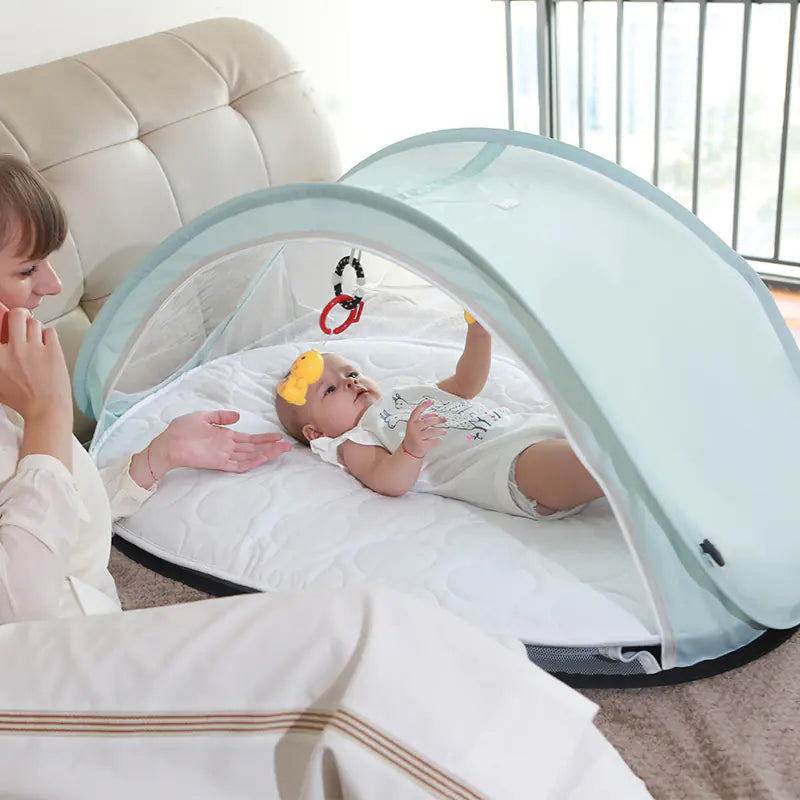 Breathable Folding Mosquito Net for Baby Crib - SafeBabyKinder
