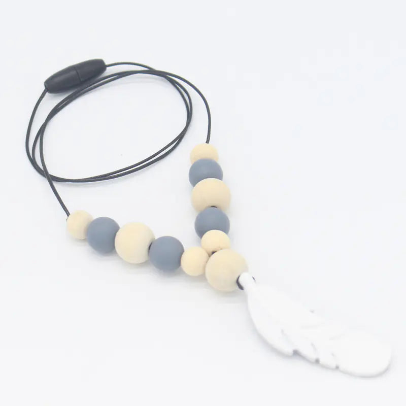 Safety Baby Teether Necklace for Soothing Relief - SafeBabyKinder