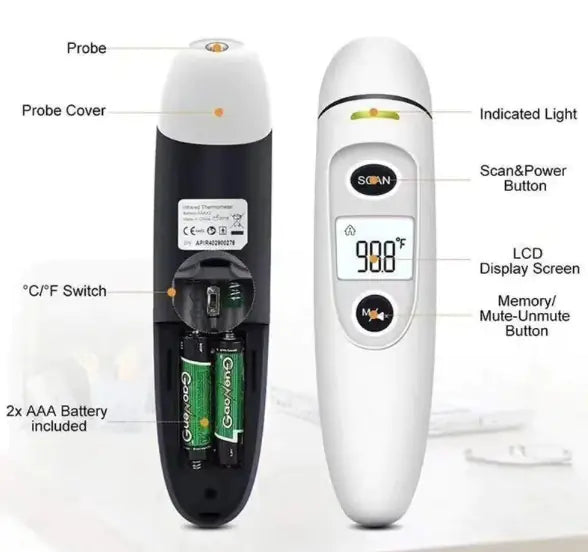 Non-Contact Frontal Temperature Gun - SafeBabyKinder