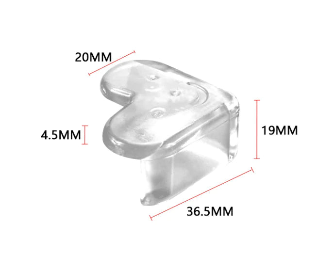 Smiley Face Love Model Corner Protectors for Furniture - SafeBabyKinder