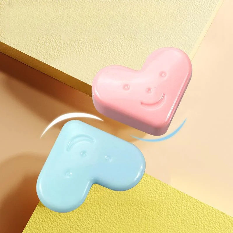 Smiley Face Love Model Corner Protectors for Furniture - SafeBabyKinder