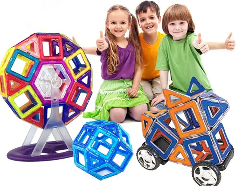 Magnetic Blocks Educational Building Toy - SafeBabyKinder